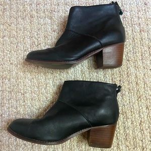 TOMS black booties